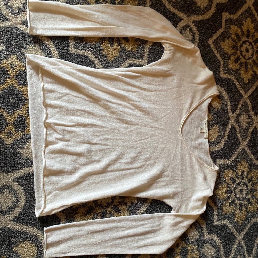 Cute v-neck long sleeve